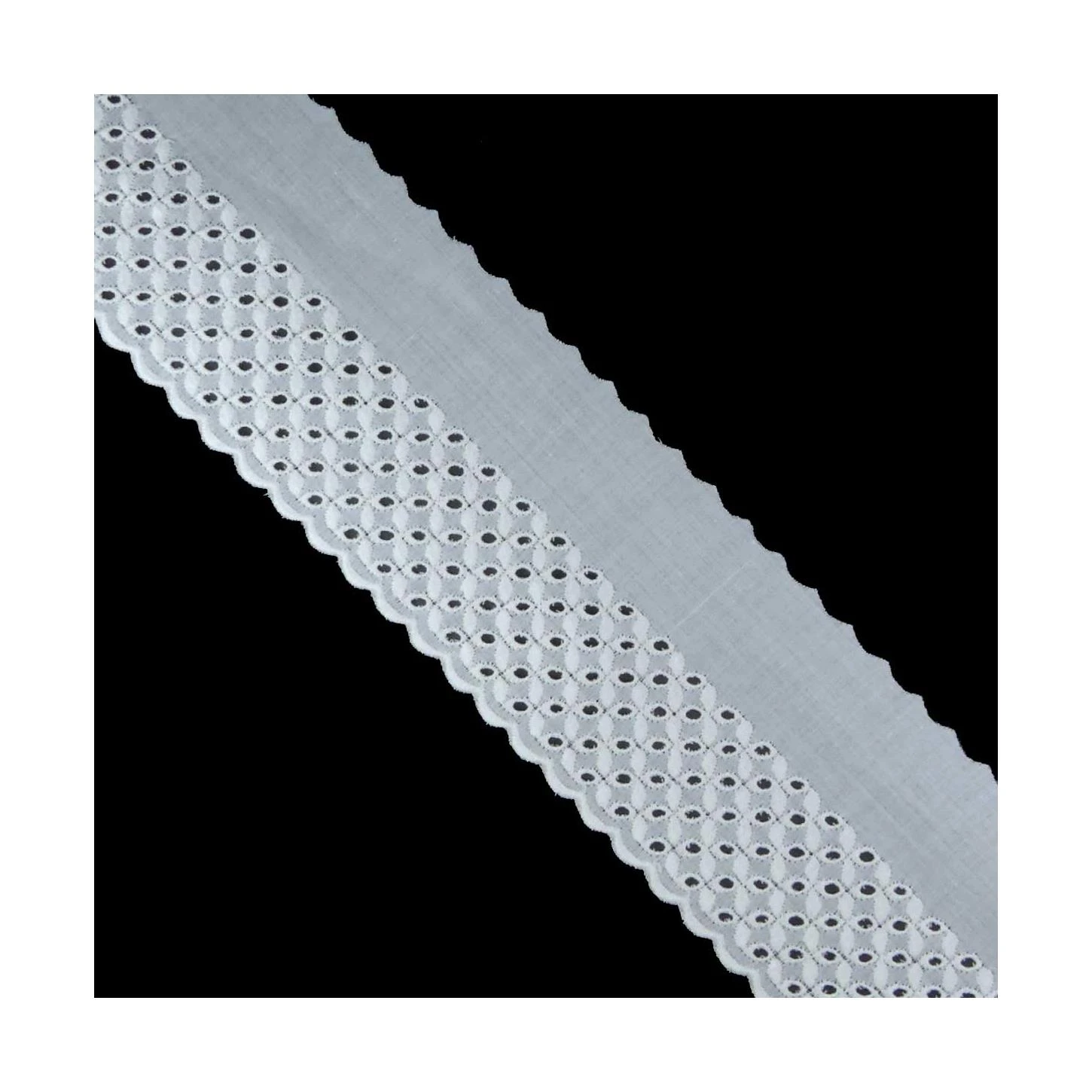 Bordado Blanco Hojas 6cm. Conjunto 65 3 Bordado Blanco Hojas 6cm. Conjunto 65