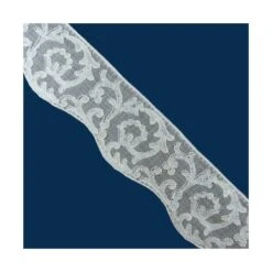 Bordado De Muselina Crudo 55mm