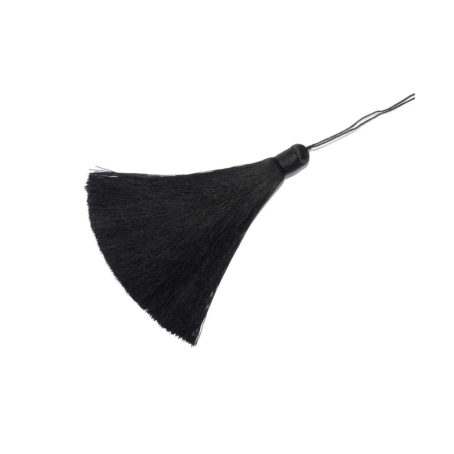 Borla Torzal Rayón Negra. 18cm 4 Borla Torzal Rayón Negra. 18cm - Imagen 2