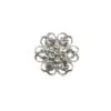 Botón Joya Con Tréboles Plata Y Strass. Varios Tamaños 2 Botón Joya Con Tréboles Plata Y Strass. Varios Tamaños -Merceria Botton boton joya treboles plata y strass