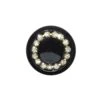 Botón Poliéster Negro Con Aro De Strass 28mm -Merceria Botton boton poliester negro aro strass 28mm