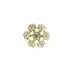 Botón De Strass Con Forma De Flor En Dorado. Varios Tamaños -Merceria Botton boton strass con forma flor en dorado2