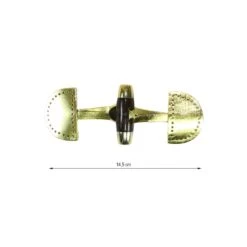 Broche De Trenca Dorado 14,5cm