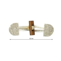 Broche De Trenka Dorado 8,5cm