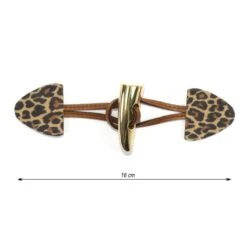 Broche De Trenka Piel De Leopardo