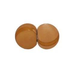 Broche Decorativo Inyectado Ondas Marrón 6 Broche Decorativo Inyectado Ondas Marrón -Merceria Botton broche decorativo inyectado ondas marron 1