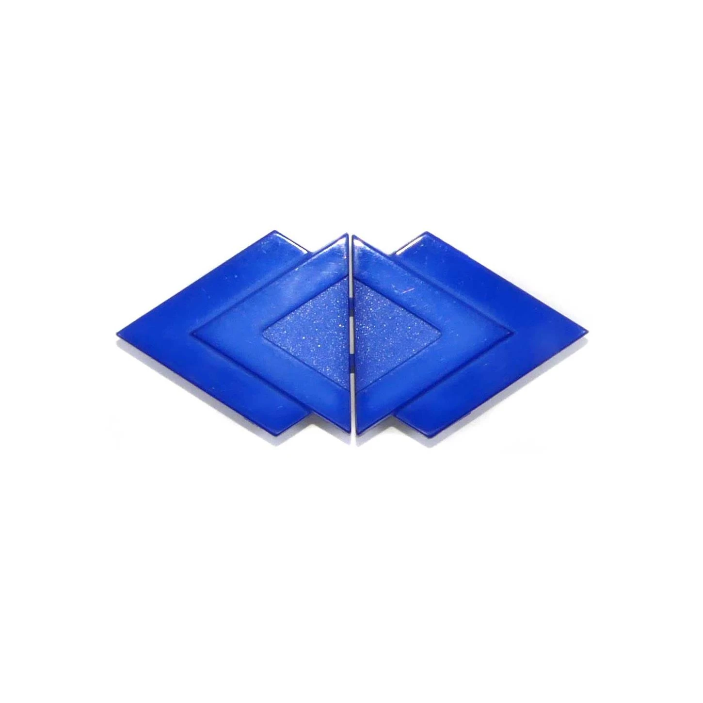 Broche Decorativo Inyectado Triángulos. Varios Colores 4 Broche Decorativo Inyectado Triángulos. Varios Colores - Imagen 2