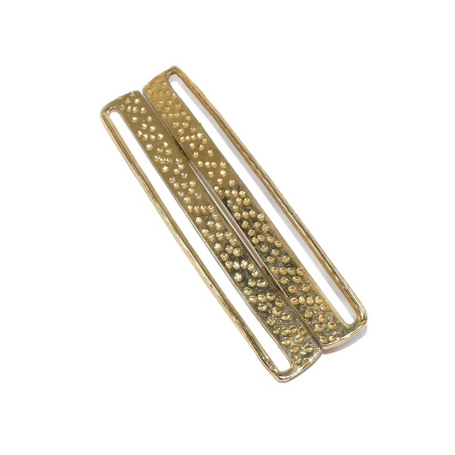 Broche Dorado Para Cinturón Oro Picado 11,5cm 4 Broche Dorado Para Cinturón Oro Picado 11,5cm - Imagen 2