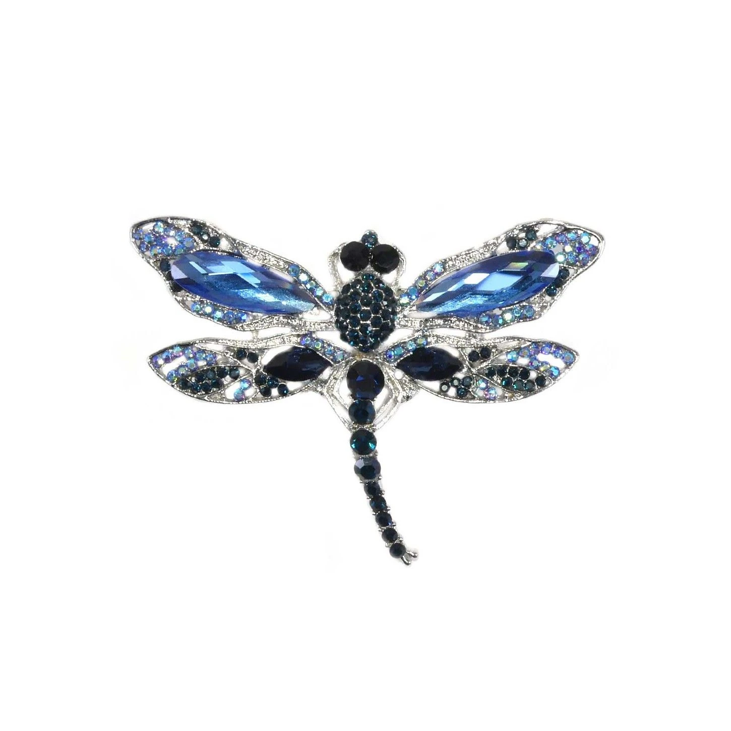 Broche Fantasía Cristal Con Imperdible. Libélula 3 Broche Fantasía Cristal Con Imperdible. Libélula