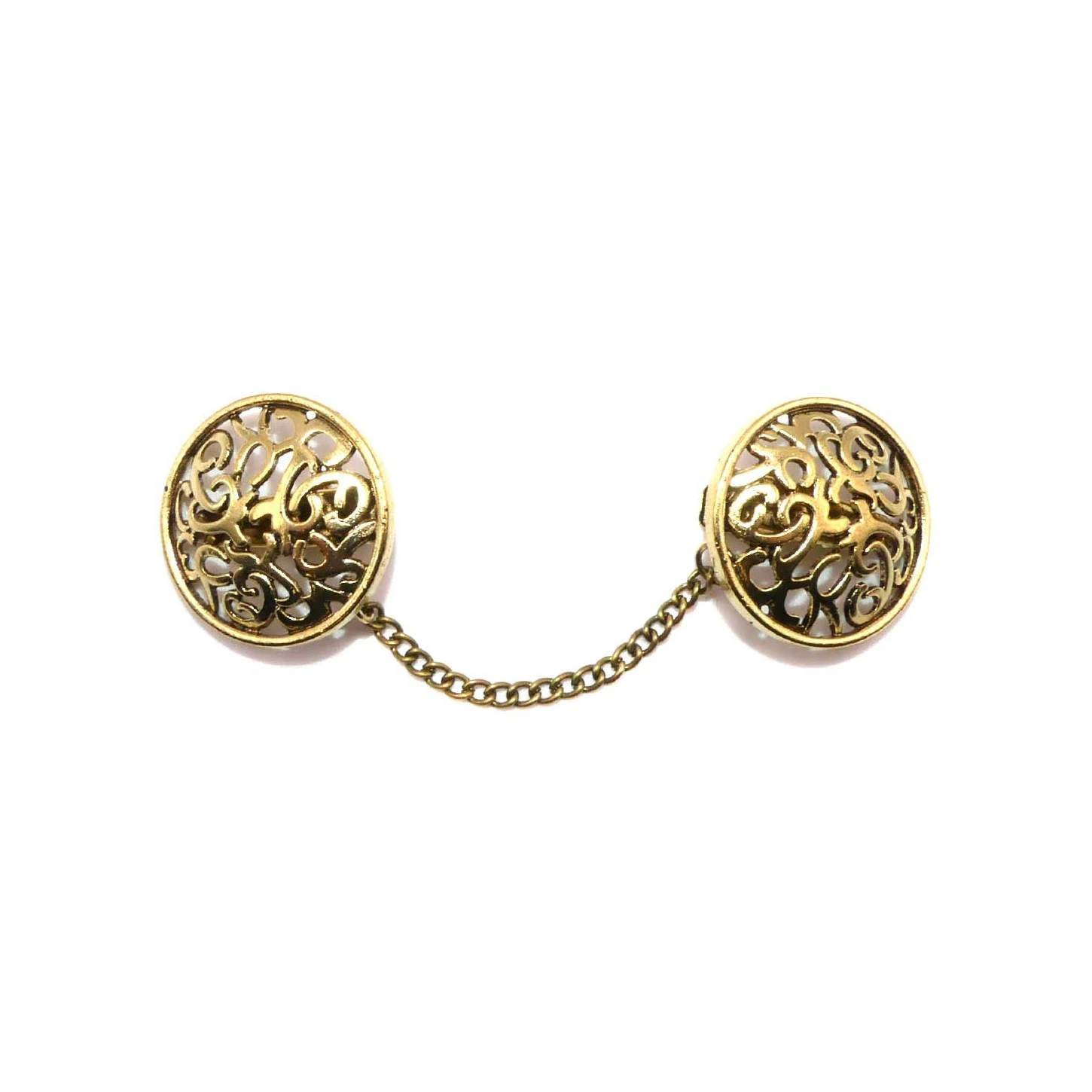 Broche Metal Escudo Calado Con Pinza. Varios Colores 3 Broche Metal Escudo Calado Con Pinza. Varios Colores