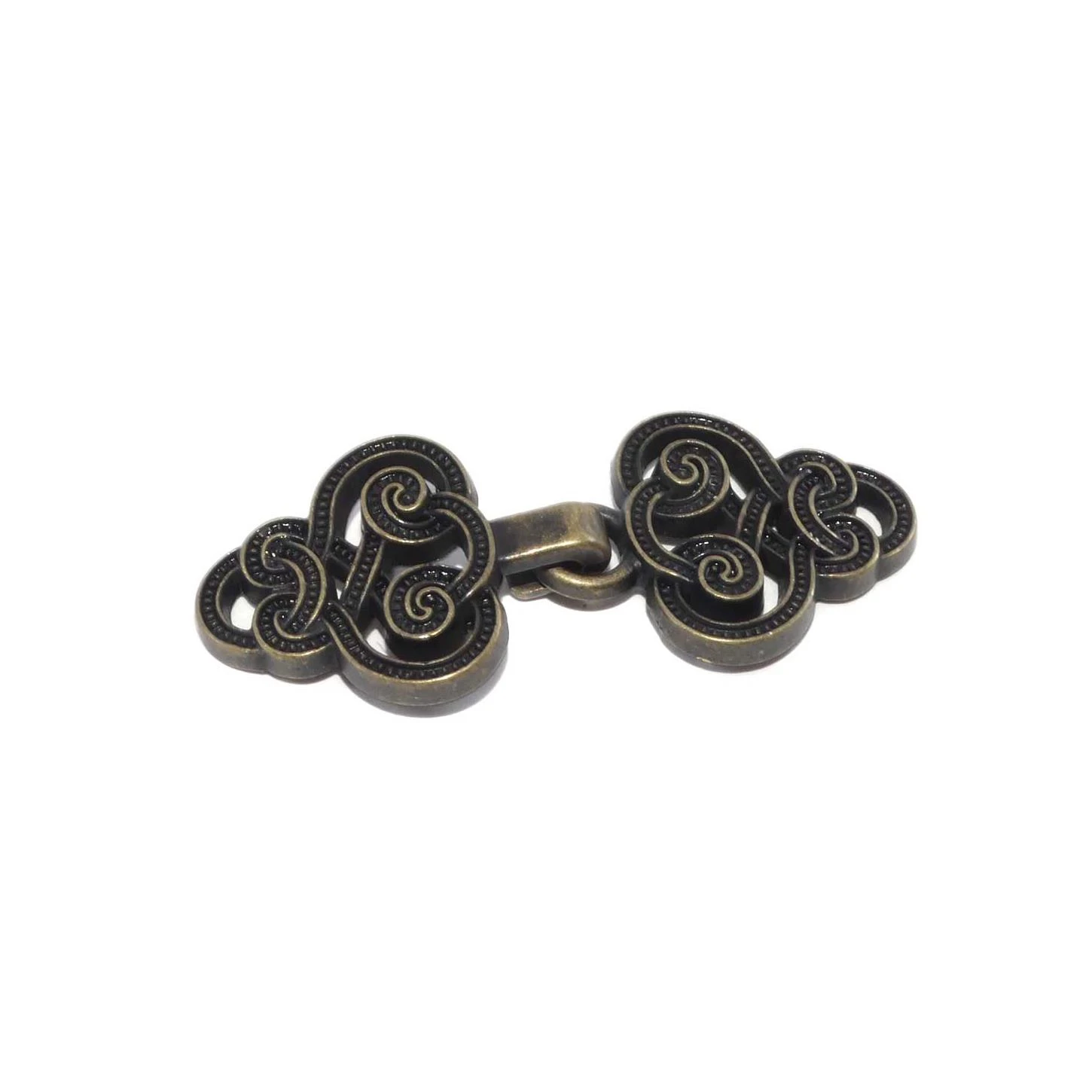 Broche Metal Estilo Arabesco 4,5cm. Varios Colores 4 Broche Metal Estilo Arabesco 4,5cm. Varios Colores - Imagen 2