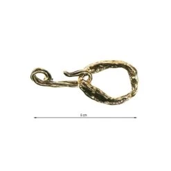 Broche Metálico Aro Y Gancho 6cm