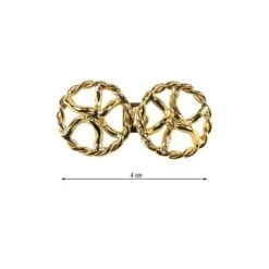 Broche Metálico Cordón 4cm