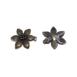 Broche Metálico Flor Abierta. Varios Colores 7 Broche Metálico Flor Abierta. Varios Colores -Merceria Botton broche metalico flor abierta 2
