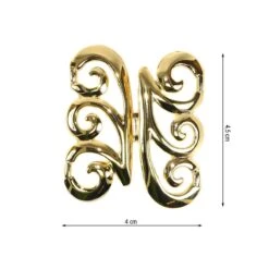 Broche Metálico Mariposa 4cm