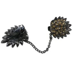 Broche Metalizado Y Cristal Escamas Con Pinza. Varios Colores 5 Broche Metalizado Y Cristal Escamas Con Pinza. Varios Colores -Merceria Botton broche metalizado y cristal escamas con pinza 1