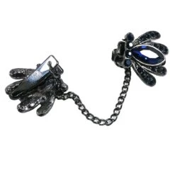 Broche Metalizado Y Cristal Insecto Con Pinza. Varios Colores