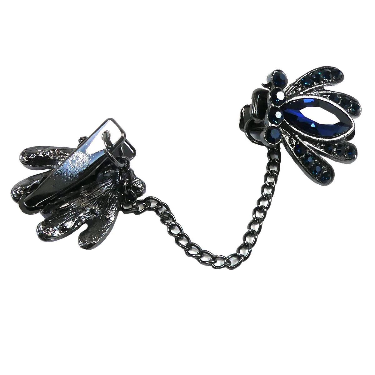 Broche Metalizado Y Cristal Insecto Con Pinza. Varios Colores 3 Broche Metalizado Y Cristal Insecto Con Pinza. Varios Colores