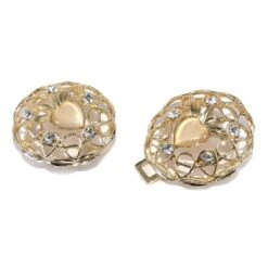 Broche Strass Corazón. Varios Colores -Merceria Botton broche strass corazon varios colores 1