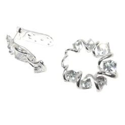 Broche De Strass Metalizado Con Pinza 7,5cm 5 Broche De Strass Metalizado Con Pinza 7,5cm -Merceria Botton broche strass metalizado con pinza 75mm 1