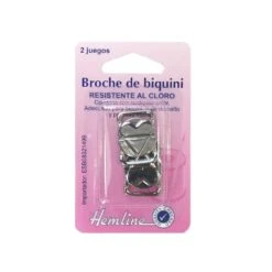 Broches Para Bikini Anticloro. Plata