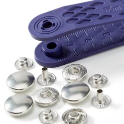 Broches Presión Anorak Plateados Con Ensamblador 15mm. Prym 7 Broches Presión Anorak Plateados Con Ensamblador 15mm. Prym -Merceria Botton broches presion anorak plateados con ensamblador 15mm prym 2