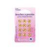 Broches De Presión Automáticos Dorados 9mm 1 Broches De Presión Automáticos Dorados 9mm -Merceria Botton broches presion automaticos dorados 9mm2