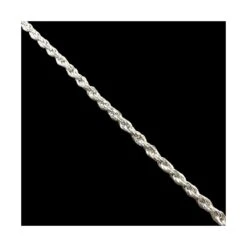 Cadena Acero Labrada Plata