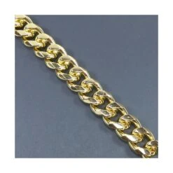 Cadena De Aluminio Barbada 2cm Ancho