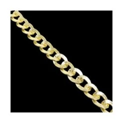 Cadena De Aluminio Dorada 1,8cm
