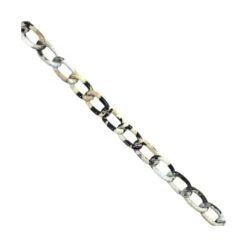 Cadena De Aluminio Esmaltado Estampado 13mm