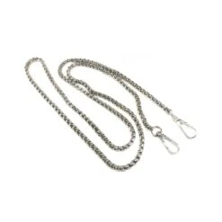 Cadena Eslabón Cuadrado Con Mosquetones 115cm. Varios Colores