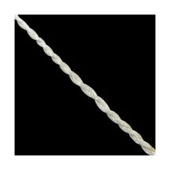 Cadena O Cordón Metálico En Trenza. Oro Y Plata