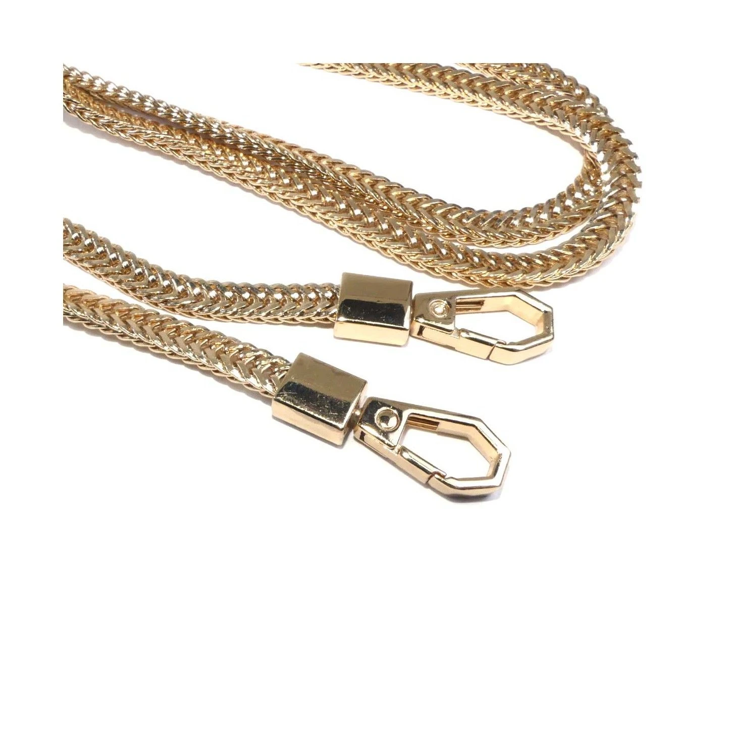 Cadena Para Bolso Plana Con Mosquetones 1m. Varios Colores 4 Cadena Para Bolso Plana Con Mosquetones 1m. Varios Colores - Imagen 2