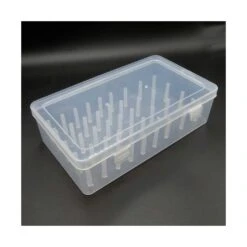 Caja Transparente Organizadora Para Bobinas De Hilo