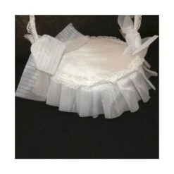 Canasto Para Ceremonia Decorado Con Organza 26x26x34cm 5 Canasto Para Ceremonia Decorado Con Organza 26x26x34cm -Merceria Botton canasto ceremonia decorado organza 26x26x34cm 1