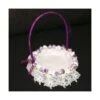 Cesta Para Ceremonia Flores Púrpura 15x15x18cm 1 Cesta Para Ceremonia Flores Púrpura 15x15x18cm -Merceria Botton cesta ceremonia flores purpura 15x15x18cm