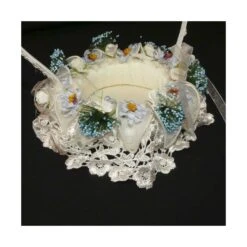 Cesta Para Ceremonia Con Guipur Y Flores 12x12x15cm 5 Cesta Para Ceremonia Con Guipur Y Flores 12x12x15cm -Merceria Botton cesta ceremonia guipur flores 12x12x15cm 1