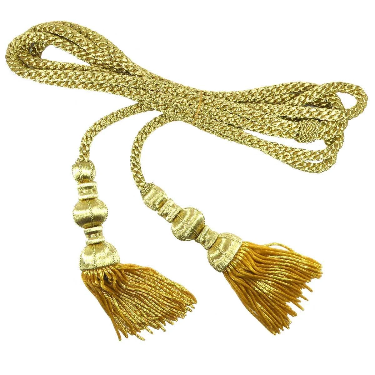 Cíngulo De Nazareno Dorado Con Borla Metalizada. 3m 3 Cíngulo De Nazareno Dorado Con Borla Metalizada. 3m