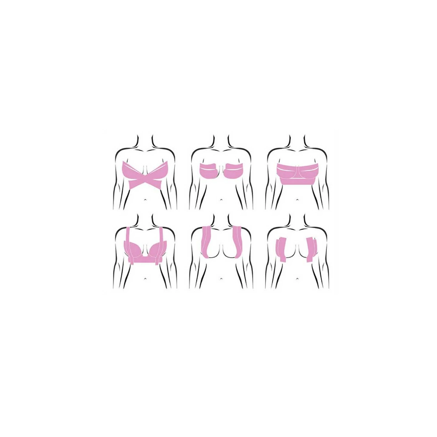 Cinta Autoadhesiva Elástica Para Realzar Pecho 2,5m 4 Cinta Autoadhesiva Elástica Para Realzar Pecho 2,5m - Imagen 2