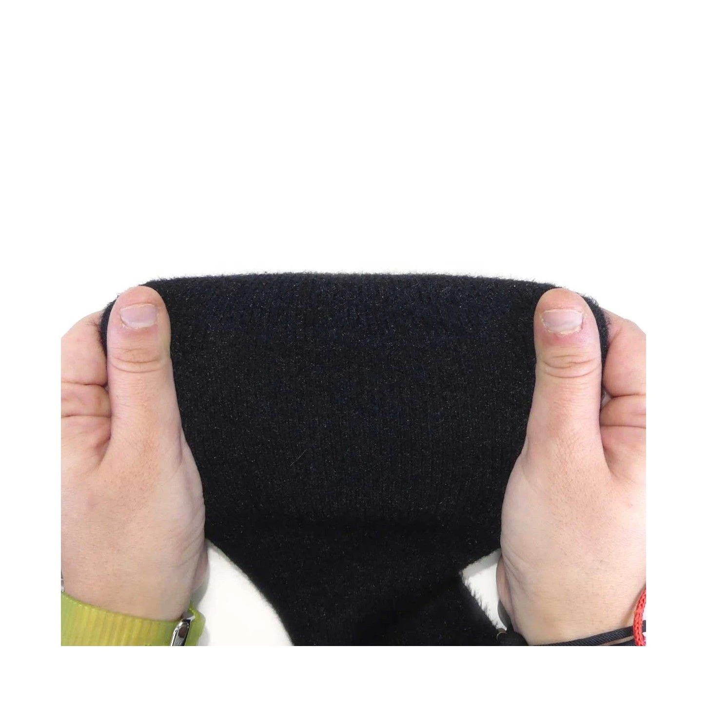 Cinta Bielástica De Punto De Lana Negro 10cm 5 Cinta Bielástica De Punto De Lana Negro 10cm - Imagen 3