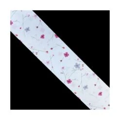 Cinta De Faya Con Flores Japonesas 48mm