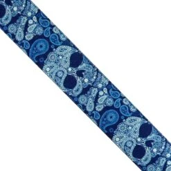 Cinta De Goma Elástica Estampado Calaveras 3,5cm