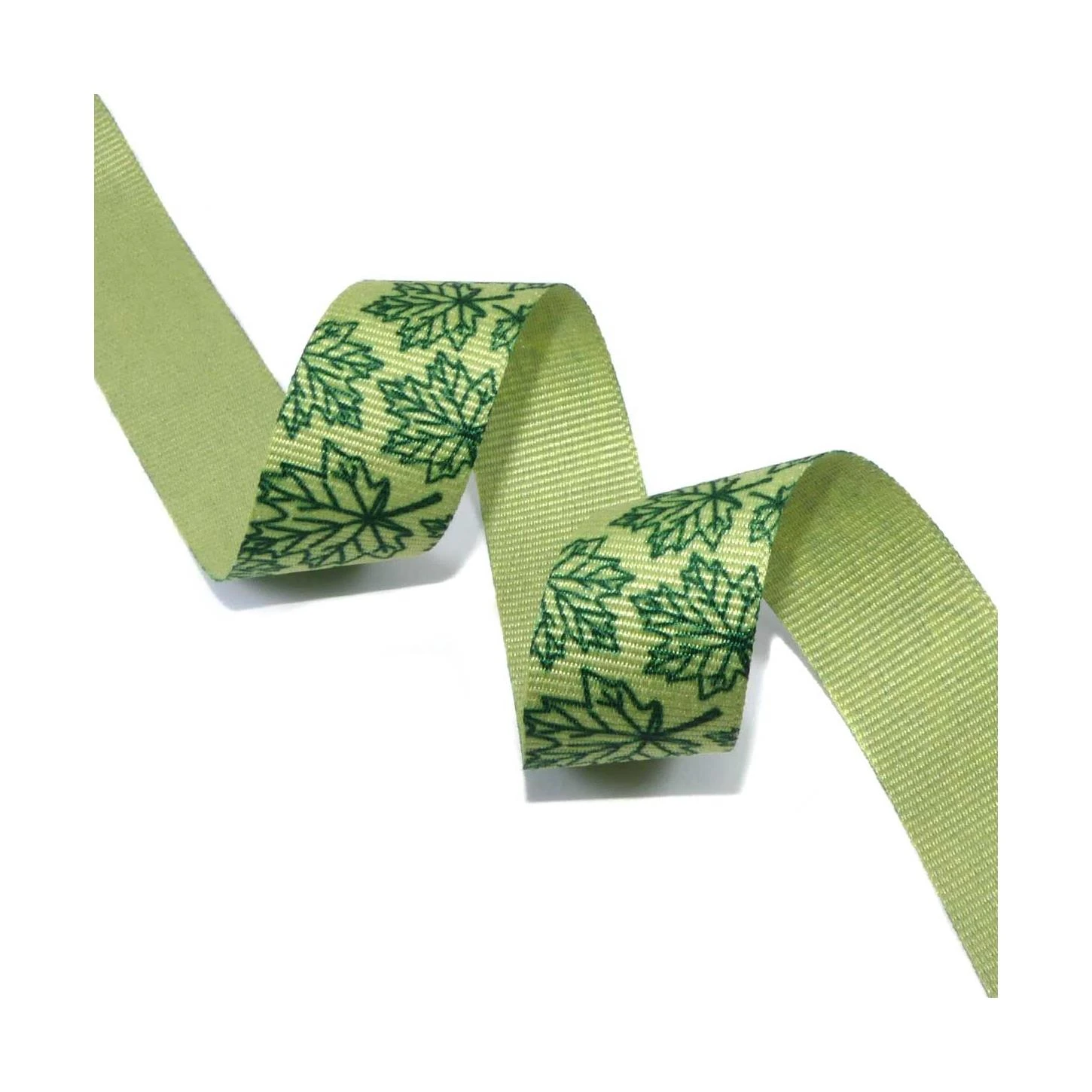 Cinta De Grosgrain Con Hojas Otoño 25mm. Varios Colores 3 Cinta De Grosgrain Con Hojas Otoño 25mm. Varios Colores