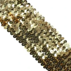 Cinta De Lentejuela Elástica Ancha 12cm. Varios Colores
