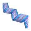 Cinta De Nylón A Rayas Azul Y Fuxia 5cm -Merceria Botton cinta de nylon a rayas azul y fuxia 5cm