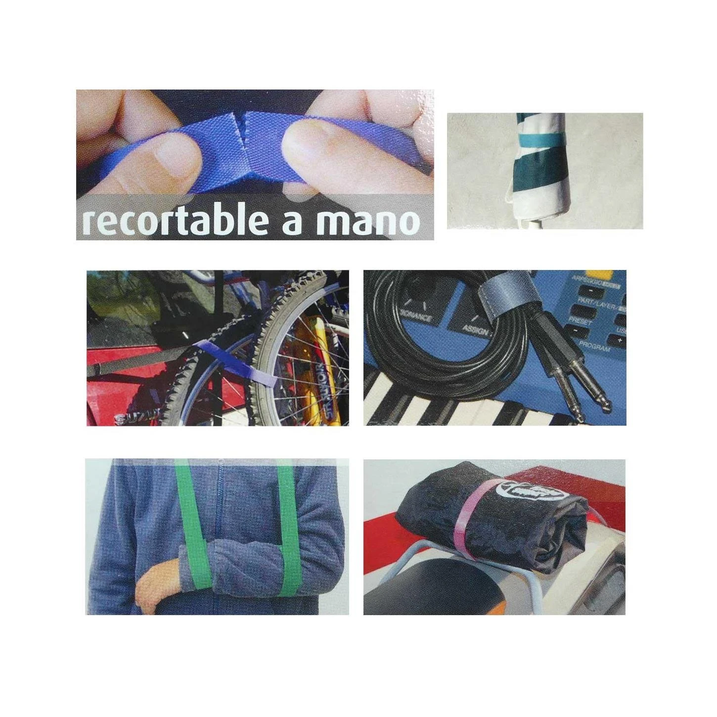 Cinta De Velcro Doble Contacto 2cm Ancho. Varios Colores 6 Cinta De Velcro Doble Contacto 2cm Ancho. Varios Colores - Imagen 4