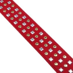 Cinta Elástica Con Tachuelas 2,5cm. Varios Colores 5 Cinta Elástica Con Tachuelas 2,5cm. Varios Colores -Merceria Botton cinta elastica con tachuelas 25mm 1