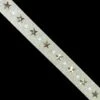 Cinta Elástica Dorada Con Tachuelas Estrellas 2,6cm 2 Cinta Elástica Dorada Con Tachuelas Estrellas 2,6cm -Merceria Botton cinta elastica dorada con tachuelas estrellas 26mm