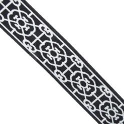 Cinta Elástica Estampado Blanco Y Negro 5cm